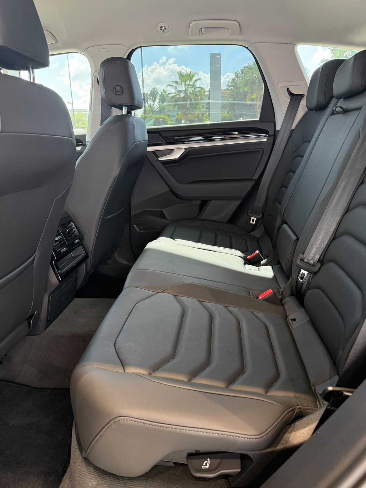 Banquette arrière cuir du Volkswagen Touareg